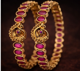 Mayura Ruby Heritage Bangles