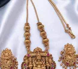 Syamanthakam  Temple  Design Necklace  SMKM040125