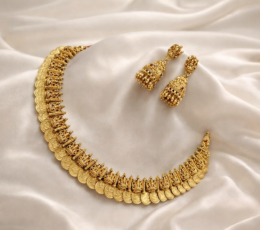 Syamanthakam Imitation gold necklace SMKM04158
