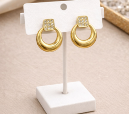 Syamanthakam Anti Tarnish Earrings SMKM3034