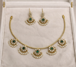 Syamanthakam  Temple Design  Necklace SMKM040102